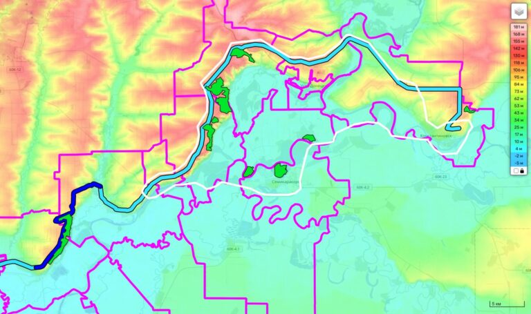 Features of the spatial organization of the tourist destination “Capitals of Don Cossacks”